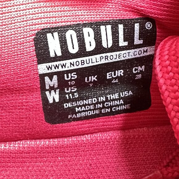 Mens 10 / Womens 11.5 NOBULL Runner Plus Shoes Pink Training Athletic CrossFit - Picture 8 of 8
